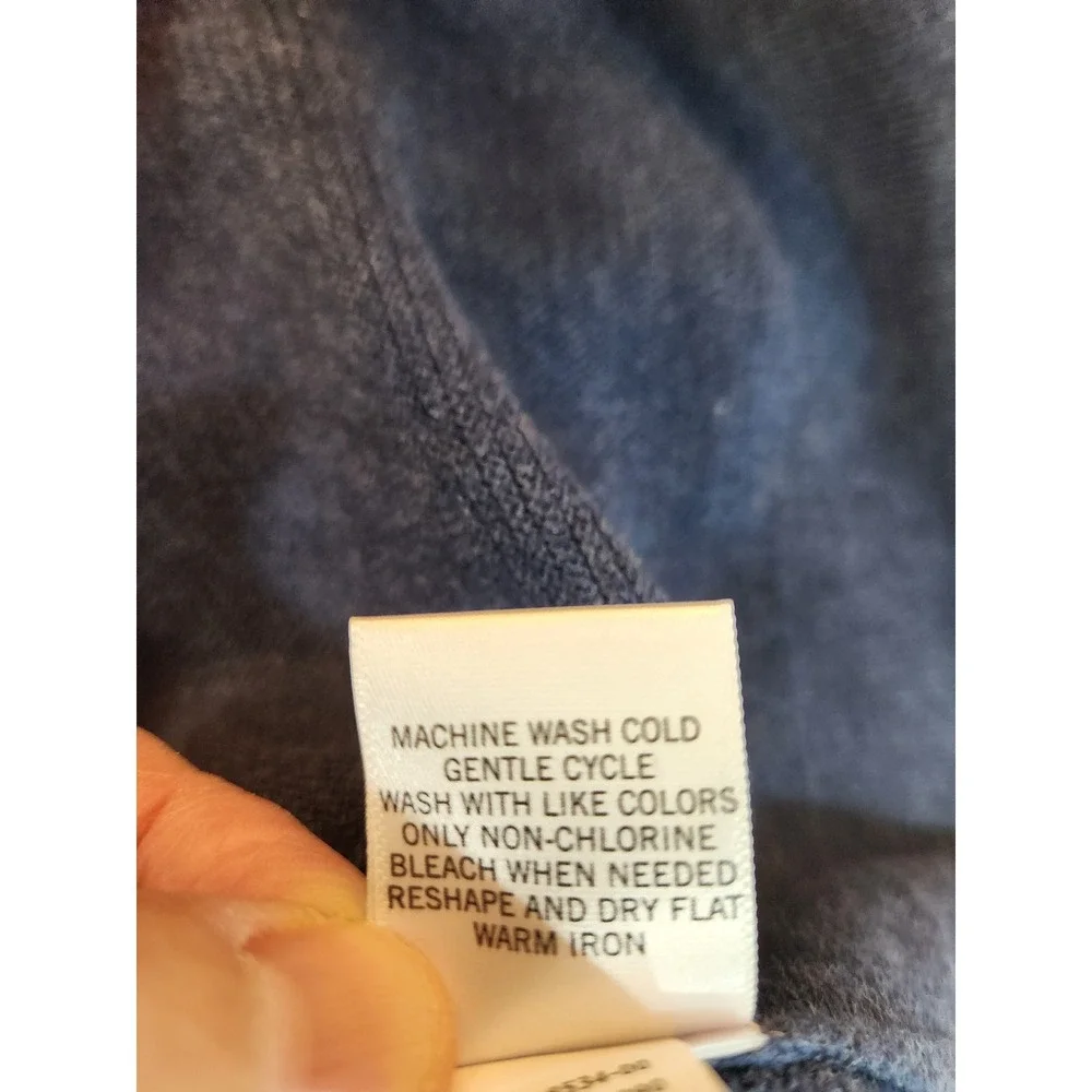 NEW Banana Republic Mens XL Blue Cotton Textured Ribbed Crewneck Sweater‎ Casual